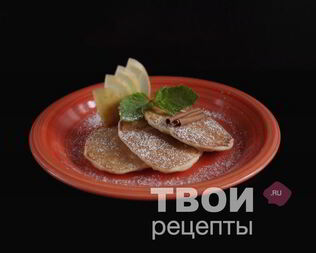 Оладьи с яблоками