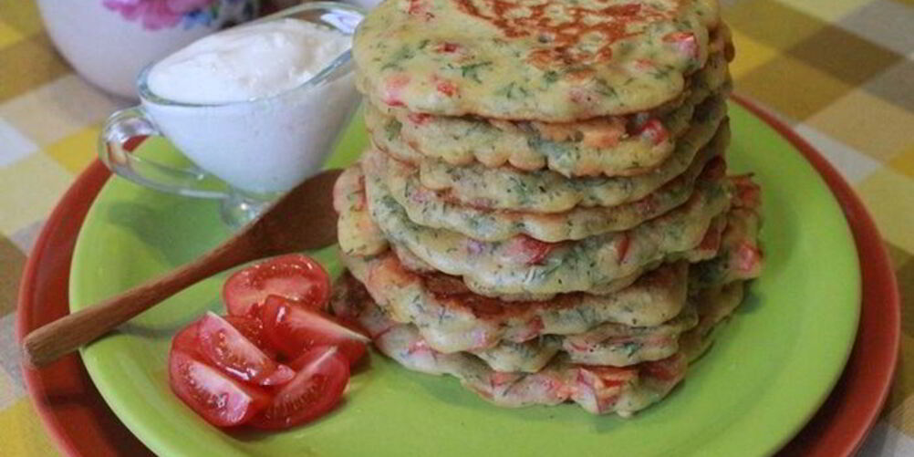 Рецепт пудл — оладий из гороховой муки