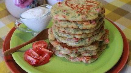 Пудла — оладьи из гороховой муки