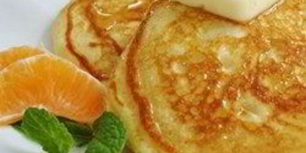 Рецепт пышных оладий на кислом молоке