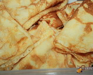 Тонкие блинчики на кефире