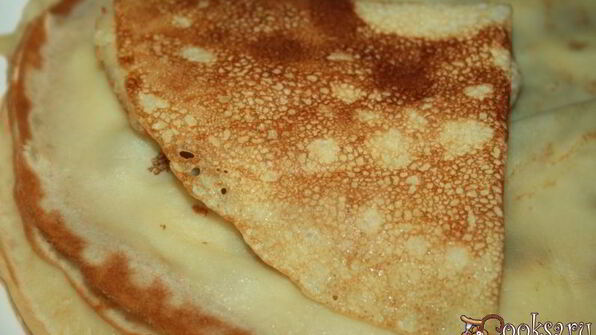 тонкие блинчики на кефире