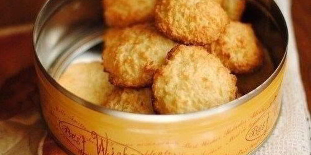 Рецепт быстрого кокосового печенья без муки