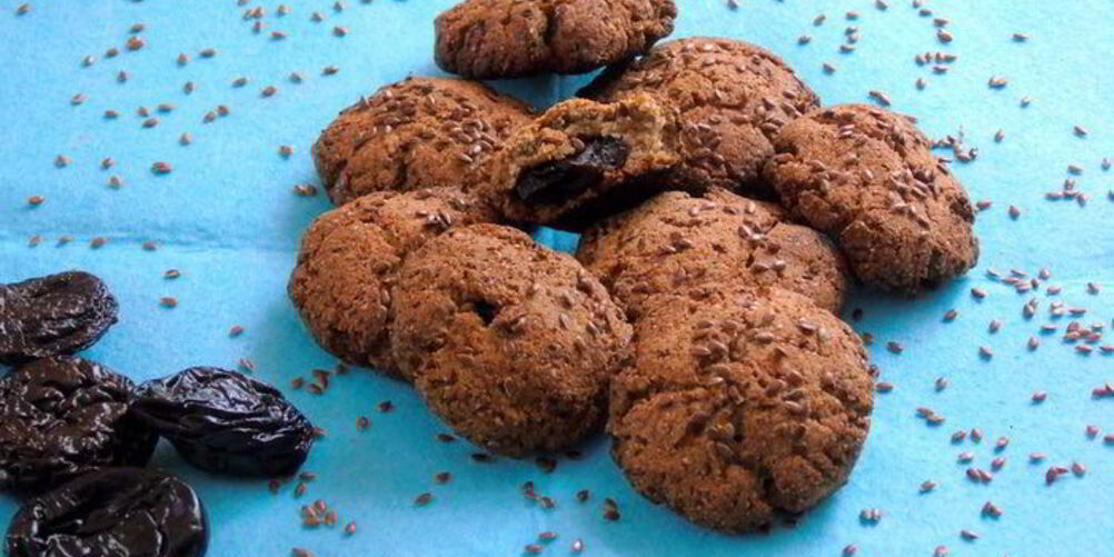 Рецепт льняного печенья с черносливом