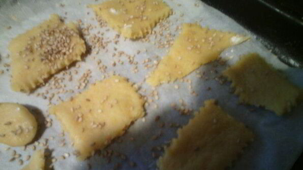 миндально-сырное печенье