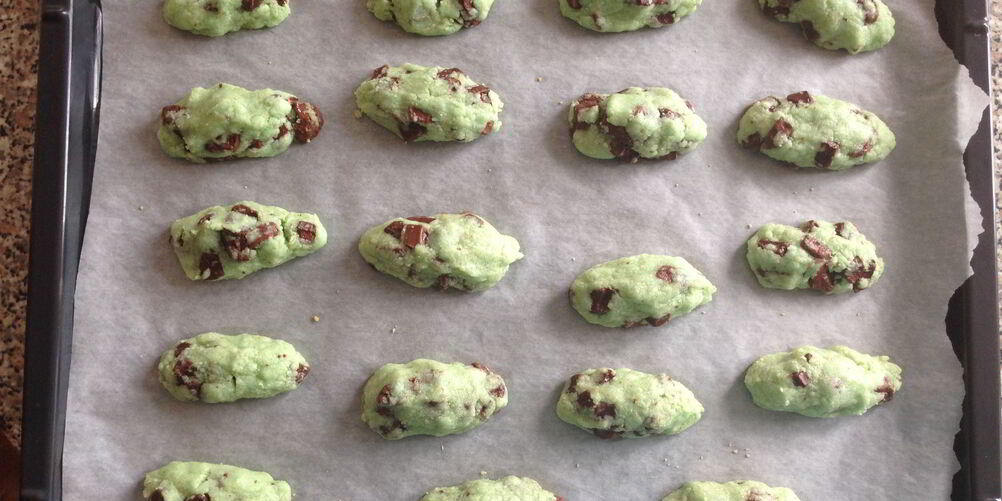 Рецепт мятна-шоколадного печенье