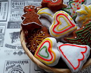 Новогоднее печенье