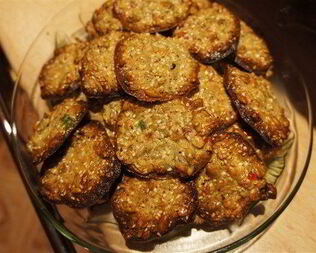 Печенье без муки с семечками и сухофруктами