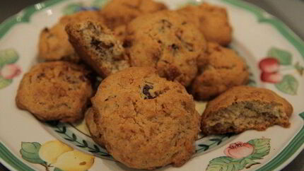 Печенье с финиками и орехами