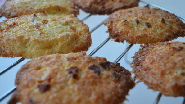 печенье с курагой и кокосом