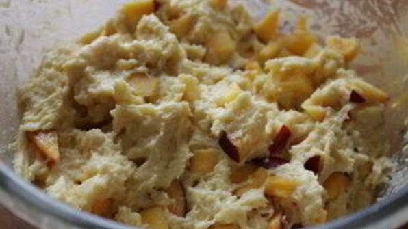 печенье с нектаринами