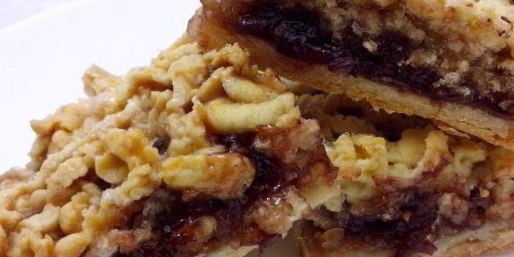 Рецепт печенья с вареньем и крошкой