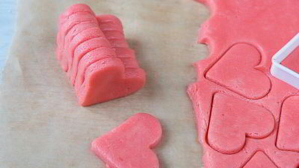 печенье валентинки