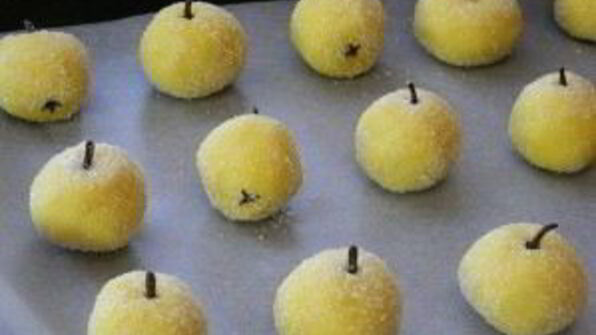 печенье яблочко