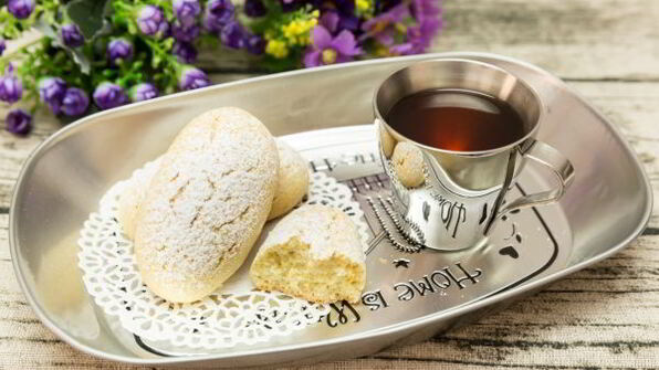 песочное печенье на растительном масле