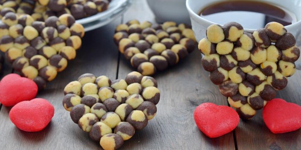 Рецепт песочного печенья сердечки