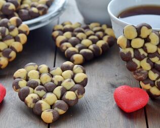 Песочное печенье Сердечки