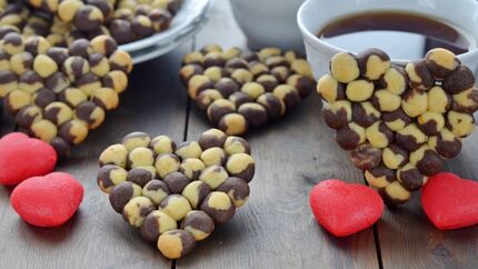 Песочное печенье Сердечки