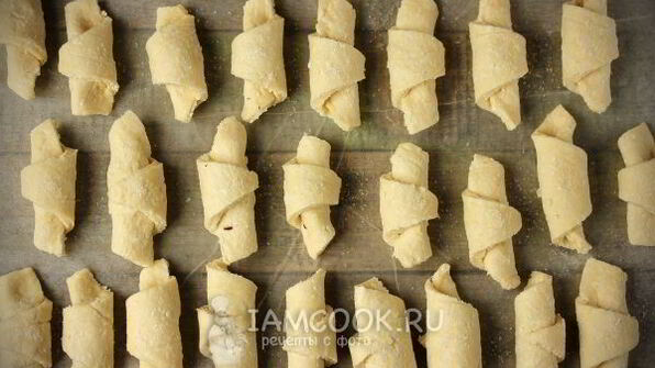рогалики из творожного теста