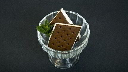 Шоколадно-мятное печенье