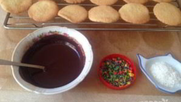 тонкое лимонное печенье вкус праздника