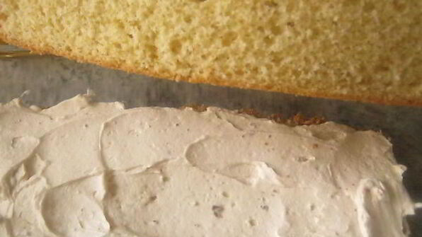 кокосовый пирог со сливочно-шоколадной глазурью