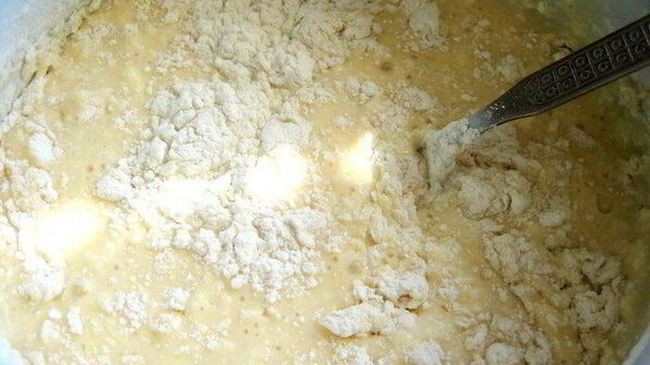 ленивая банница — пирог с брынзой