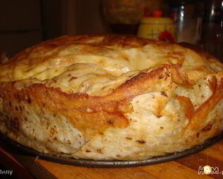 Ленивец — пирог из лаваша