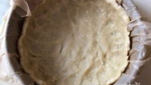 луково-яблочный пирог