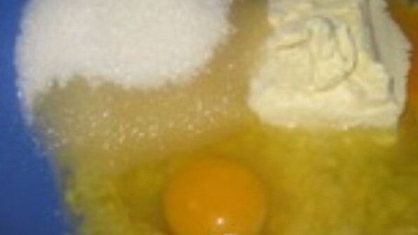 мандариновый пирог с лимонным курдом