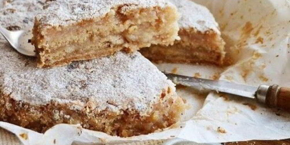 Рецепт насыпного яблочного пирога