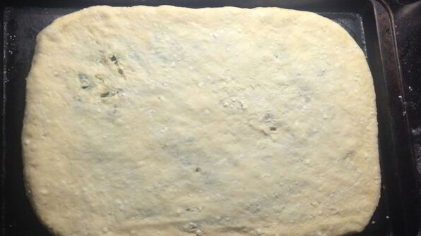 пирог из творожного теста с сыром