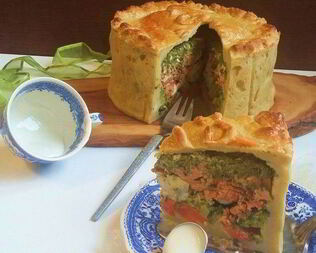 Пирог-многослойник Праздничный