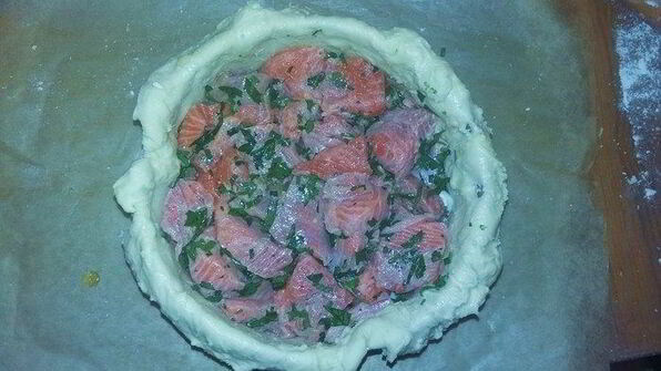 пирог-многослойник праздничный