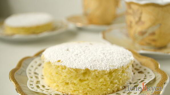 пирог с апельсинами и ванилью