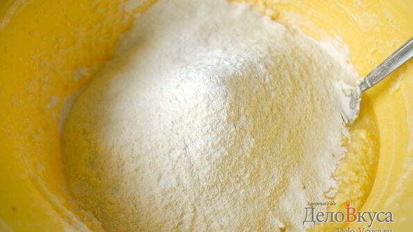 пирог с апельсинами и ванилью