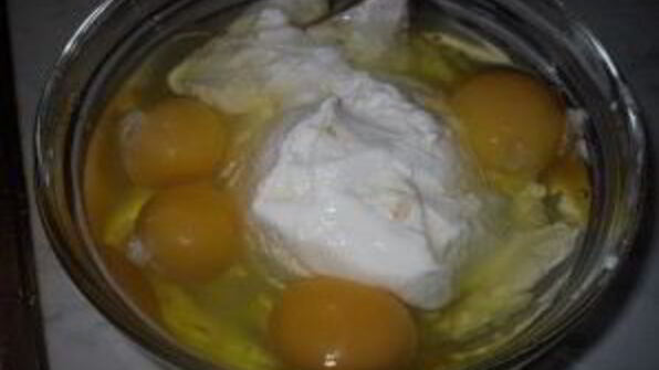 пирог с луком и ветчиной