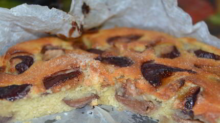 Сладкий пирог с нектаринами