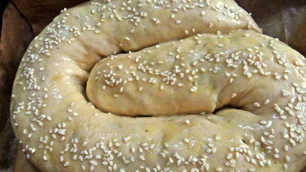 сырный пирог-рулет