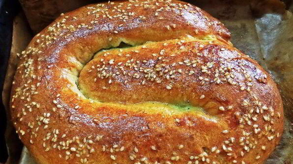 сырный пирог-рулет