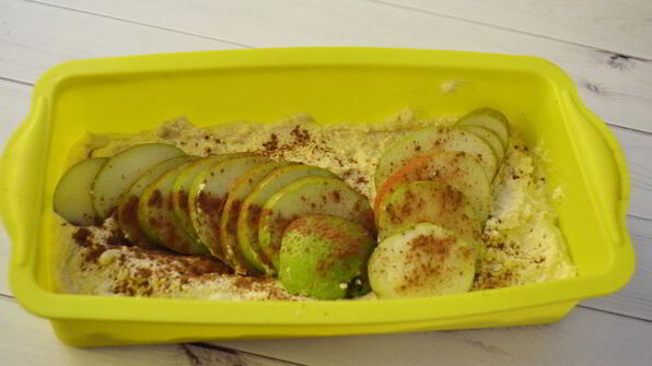 творожный пирог с грушей