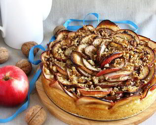 Яблочно-грушевый пирог