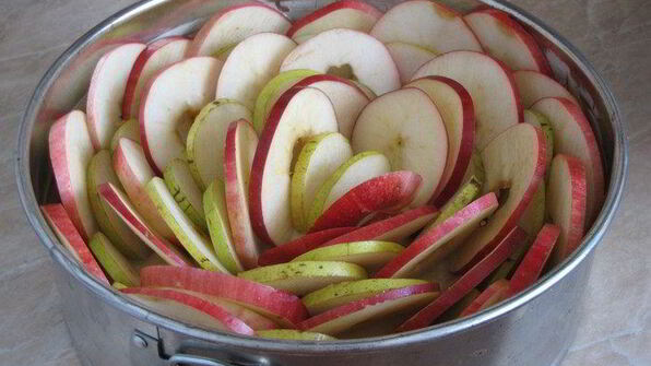 яблочно-грушевый пирог