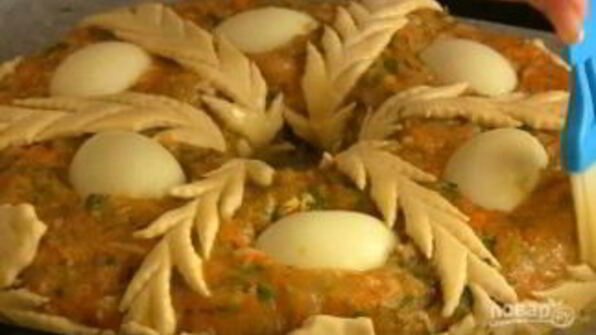 закусочный пирог из курицы