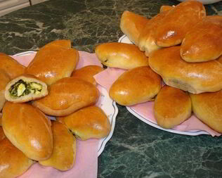 Дрожжевые пирожки на кефире