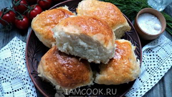 духовые пирожки с печенкой