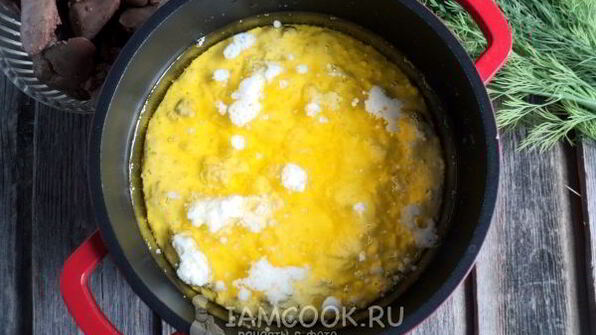 духовые пирожки с печенкой