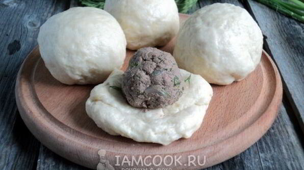 духовые пирожки с печенкой