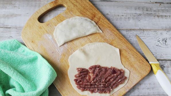 кутабы с мясом