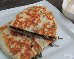 Пирожки из лепешек